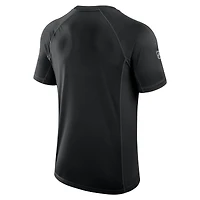 T-shirt technique authentique Pro Rink NHL Fanatics noir pour homme