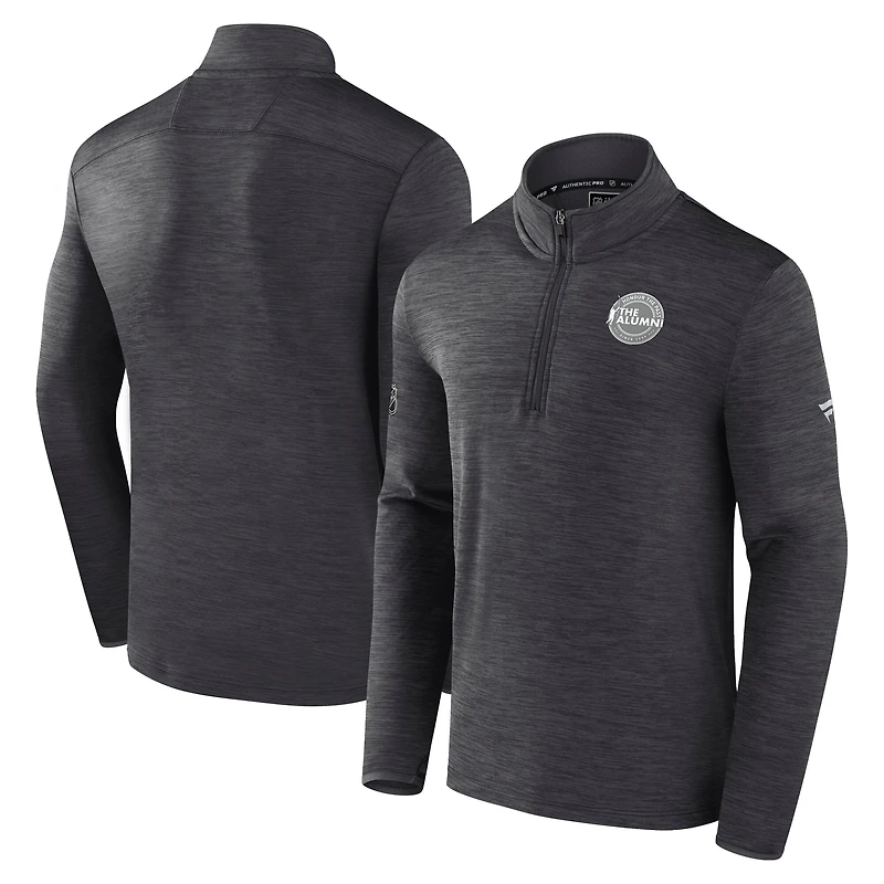 Haut à glissière quart de tour NHL Authentic Pro The Alumni pour homme Fanatics Anthracite
