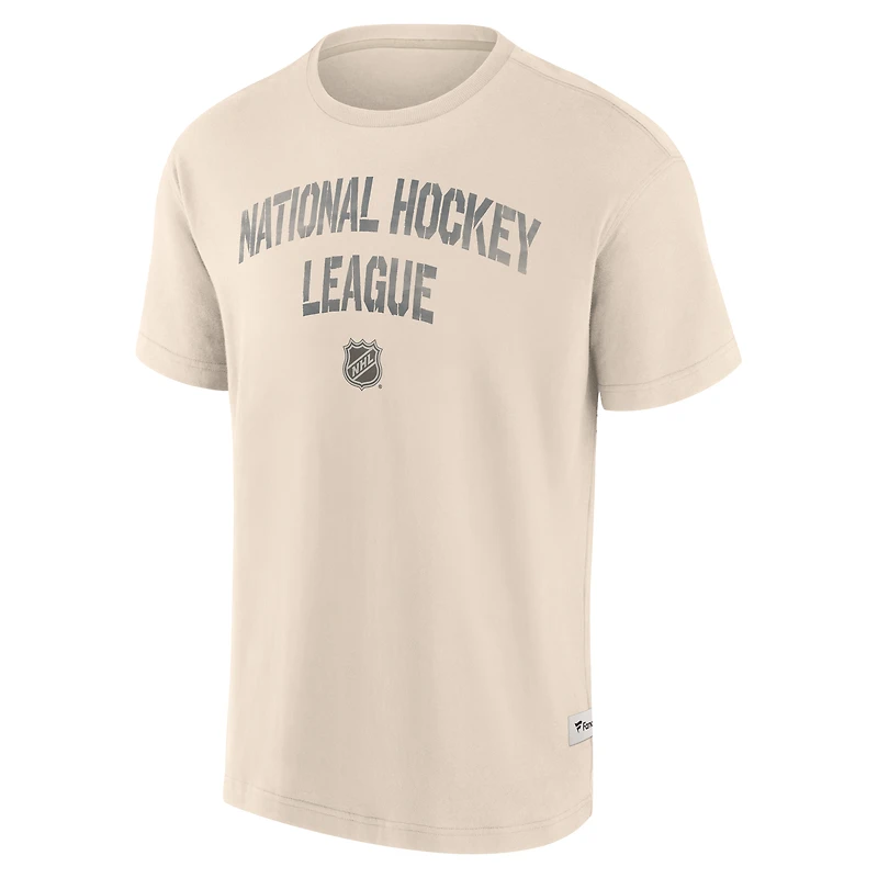 T-shirt Future Ground crème NHL Elements pour homme Fanatics