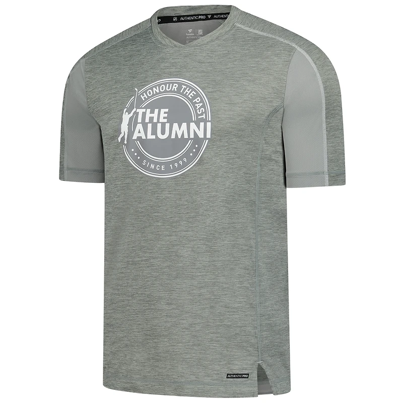 T-shirt de performance authentique Pro The Alumni pour homme, gris, Fanatics