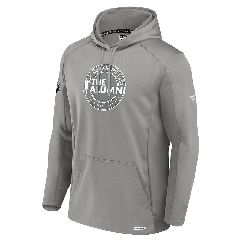 Sweat à capuche gris authentique Pro The Alumni pour homme