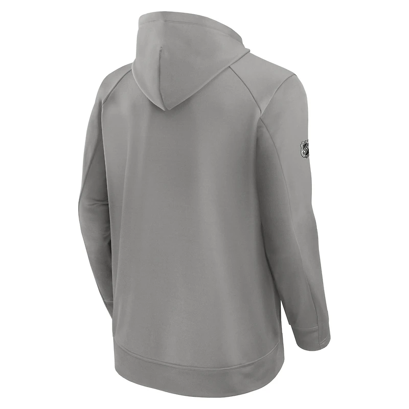 Sweat à capuche gris authentique Pro The Alumni pour homme