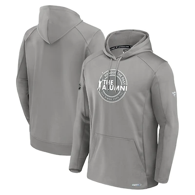 Sweat à capuche gris authentique Pro The Alumni pour homme