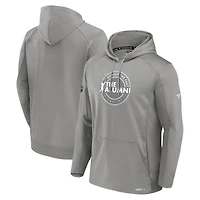 Sweat à capuche gris authentique Pro The Alumni pour homme