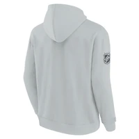 Sweat à capuche gris NHL Elements Pace pour homme de Fanatics