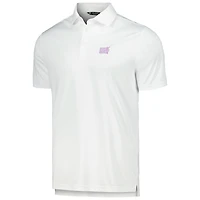 Polo blanc avec logo Levelwear NHL 2023 Hockey Fights Cancer Core pour hommes