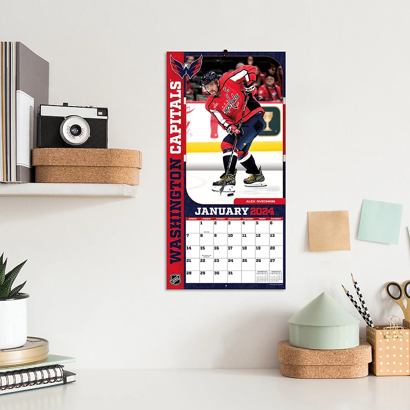 NHL-Logo 7'' x 7'' 2024 Mini Wall Calendar