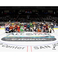 NHL Mascots Unsigned Group On-Ice Photograph