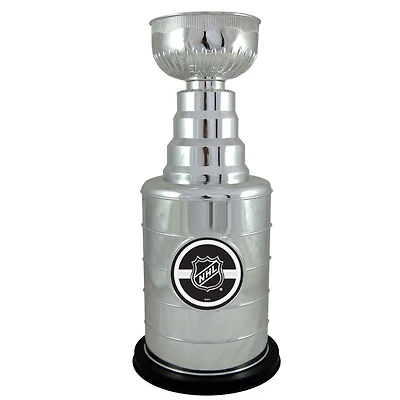 Tirelire de 14 po de la Coupe Stanley en argent