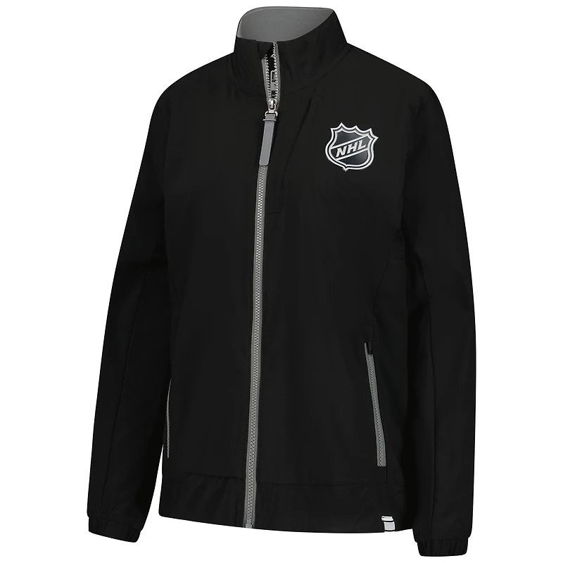 Women's Fanatics Black NHL Authentic Pro Rink Coaches Full-Zip Jacket