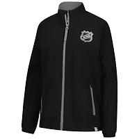 Women's Fanatics Black NHL Authentic Pro Rink Coaches Full-Zip Jacket