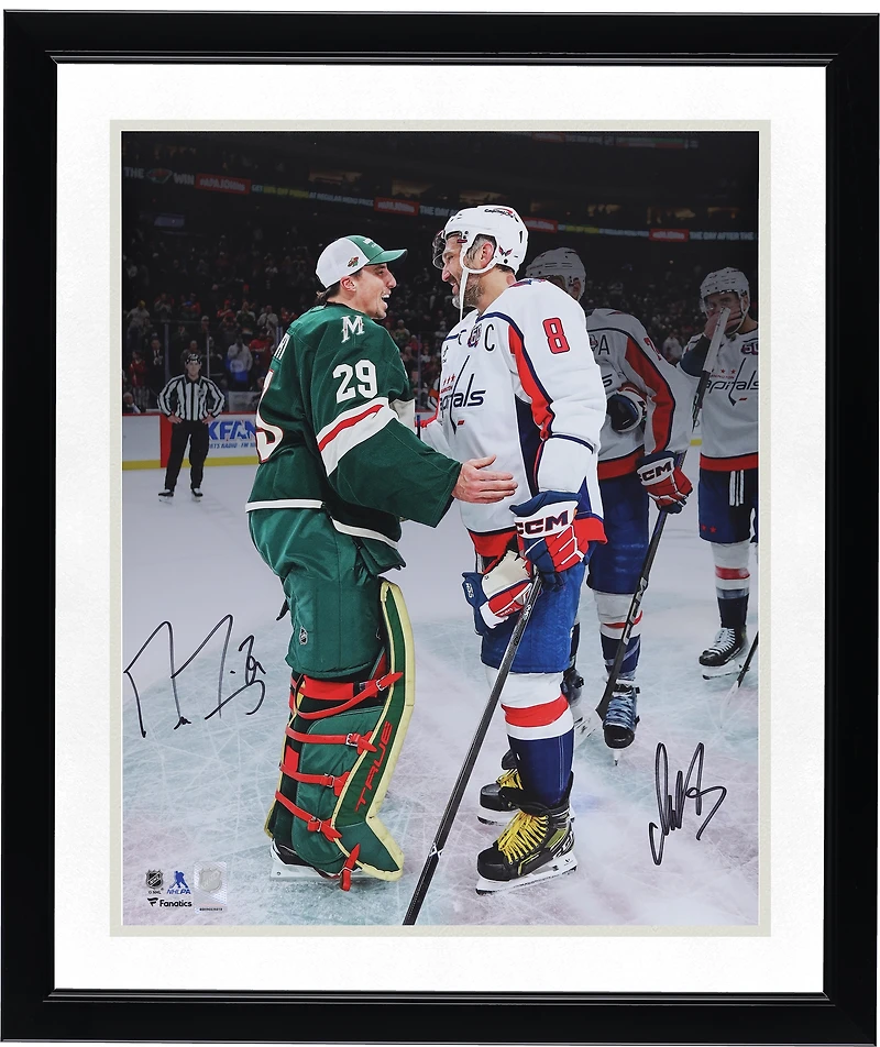 Alexander Ovechkin & Marc-Andre Fleury Autographed 16" x 20" Postgame Handshake Photograph
