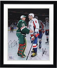 Alexander Ovechkin & Marc-Andre Fleury Autographed 16" x 20" Postgame Handshake Photograph