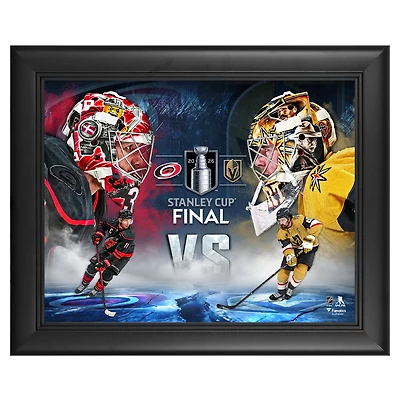 Collage encadré 33 x 41 cm (13 x 16 po) de la finale de la Coupe Stanley 2026 : Vegas Golden Knights contre Carolina Hurricanes