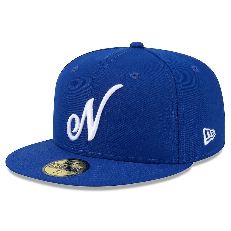 Casquette ajustée New Era bleue Nicaragua baseball Classique mondiale de 2026, modèle 59FIFTY pour homme