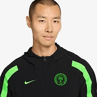 Men's Nike Black Nigeria National Team 2026 Energy Dri-FIT Full-Zip Hooded Jacket