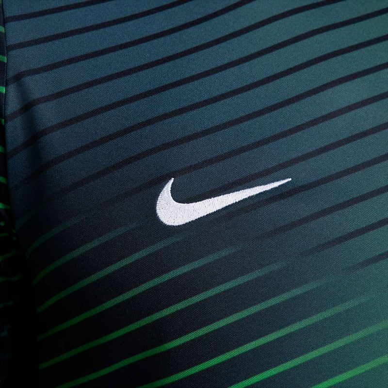 Haut d'avant-match Nike gris pour homme de l'équipe nationale du Nigeria 2024 Academy Pro