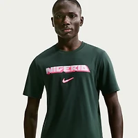 Men's Nike Green Nigeria National Team Wordmark T-Shirt