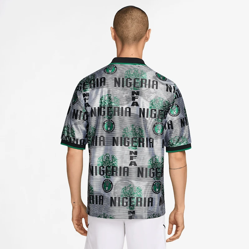 Maillot Nike blanc Dri-FIT Energy Lifestyle de l'équipe nationale du Nigeria pour homme