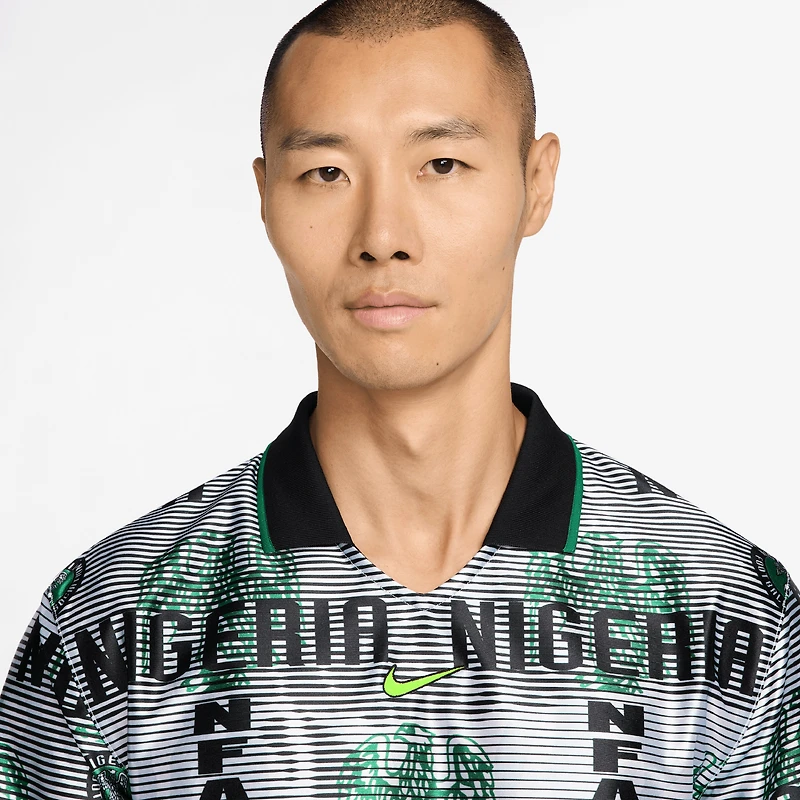 Men's Nike White Nigeria National Team Dri-FIT Energy Lifestyle Jersey