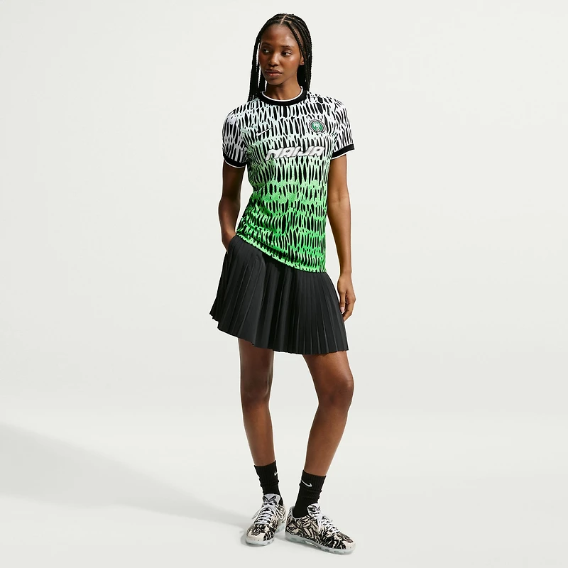 Women's Nike Black Nigeria National Team x Slawn 2026 Dri-FIT Pre-Match Top