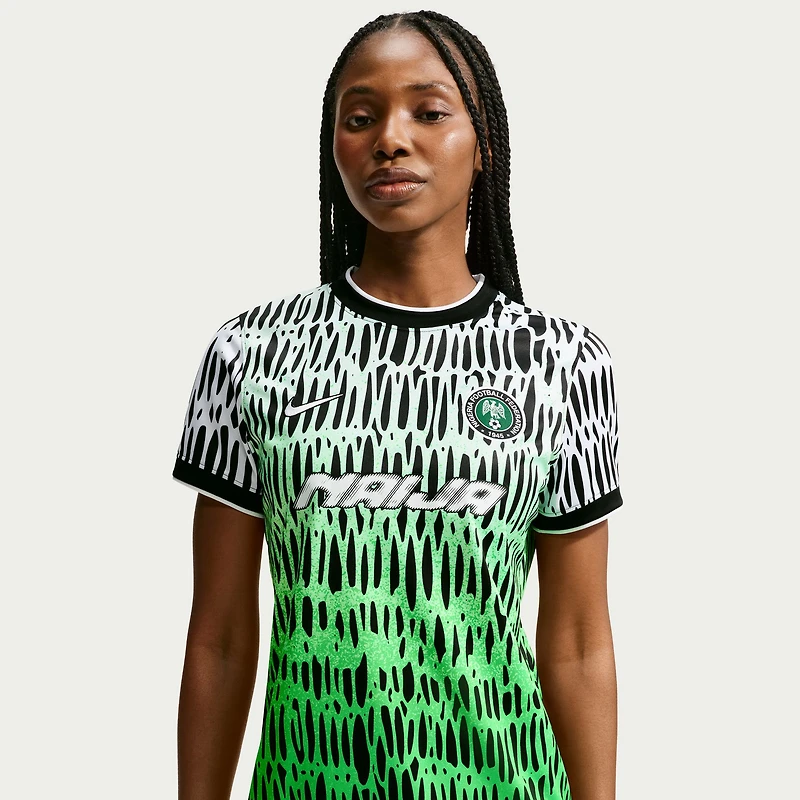 Haut d'avant-match Nike Black Nigeria National Team x Slawn 2026 pour femmes