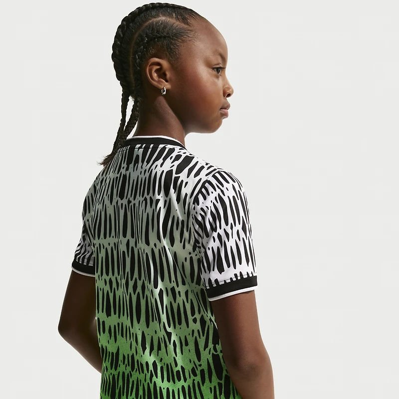 Maillot d'avant-match Nike Black Nigeria National Team x Slawn 2026 pour jeunes Dri-FIT