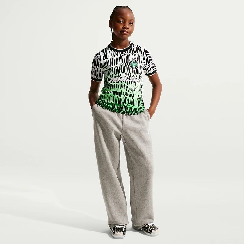 Youth Nike Black Nigeria National Team x Slawn 2026 Dri-FIT Pre-Match Top