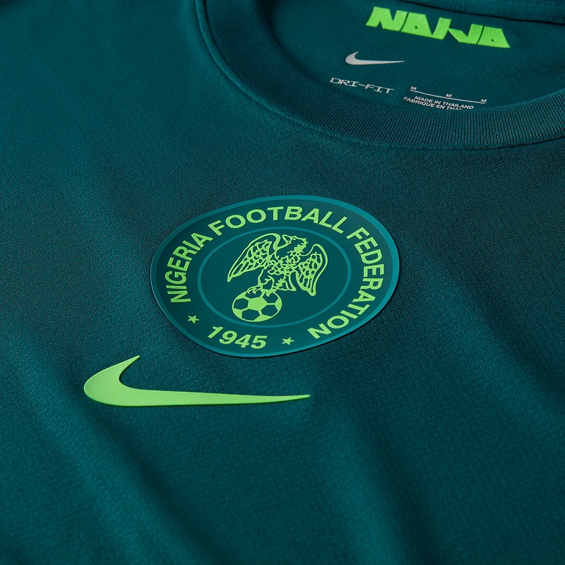 Maillot Nike Teal de l'équipe nationale féminine du Nigeria 2025/26 domicile