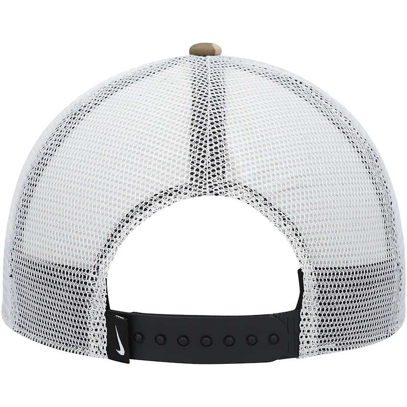 Men's Nike Natural/White Legacy91 Trucker Performance Snapback Hat