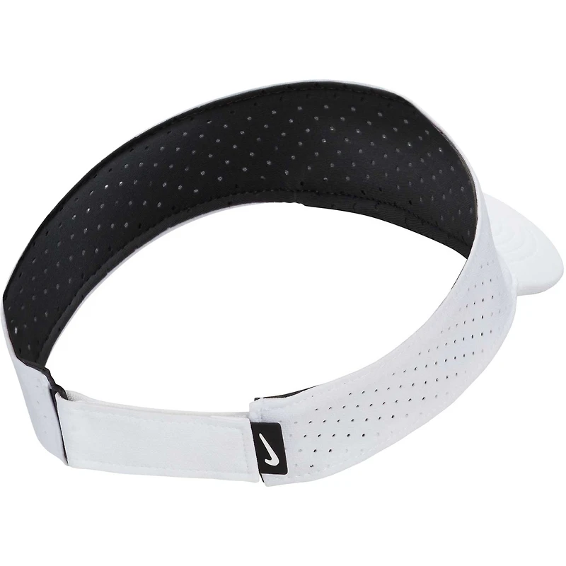 Visière réglable Nike Ace Performance pour homme, blanche