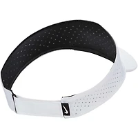 Visière réglable Nike Ace Performance pour homme, blanche