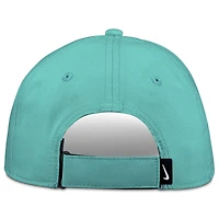 Casquette ajustable Nike Club Swoosh Aqua/Blanc