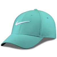 Casquette ajustable Nike Club Swoosh Aqua/Blanc