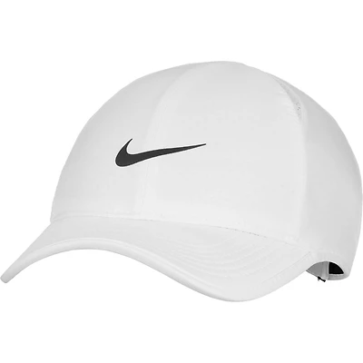 Nike White Featherlight Club Performance Adjustable Hat