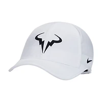 Casquette ajustable Nike Rafael Nadal Featherlight Club Performance blanche