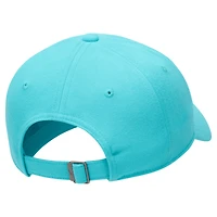 Casquette réglable unisexe Nike Aqua Swoosh Club Performance