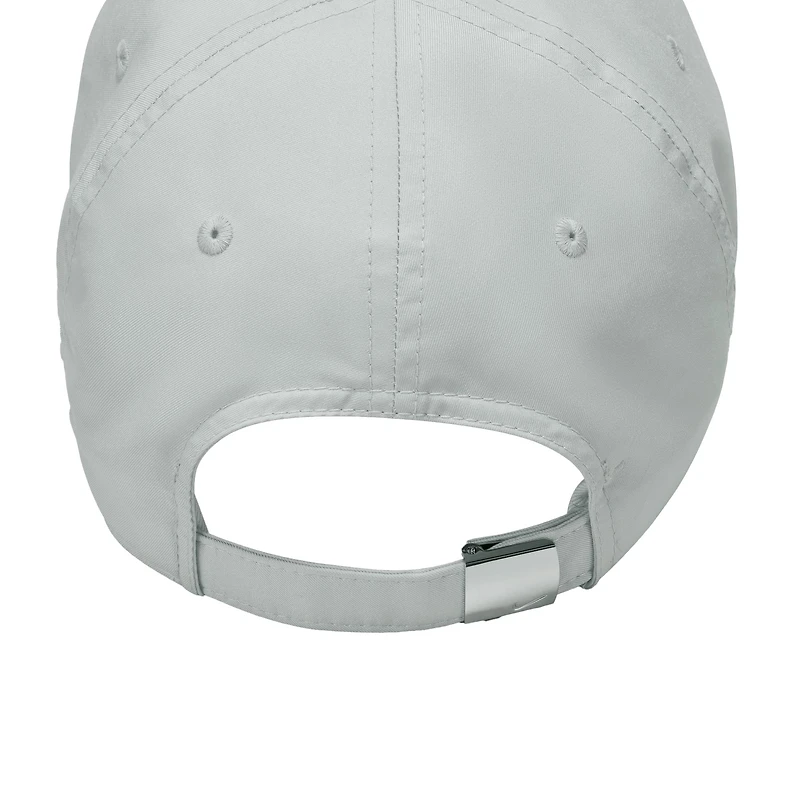 Casquette réglable unisexe Nike Grey Metal Swoosh Club Performance