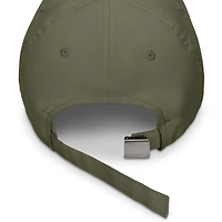 NI4 NIK OLIVE 222 UNISEX DRI FIT METAL SWOOSH LIFESTYLE CLUB UNSTRUCTURED ADJUSTABLE HATMENUST