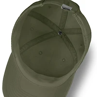 NI4 NIK OLIVE 222 UNISEX DRI FIT METAL SWOOSH LIFESTYLE CLUB UNSTRUCTURED ADJUSTABLE HATMENUST