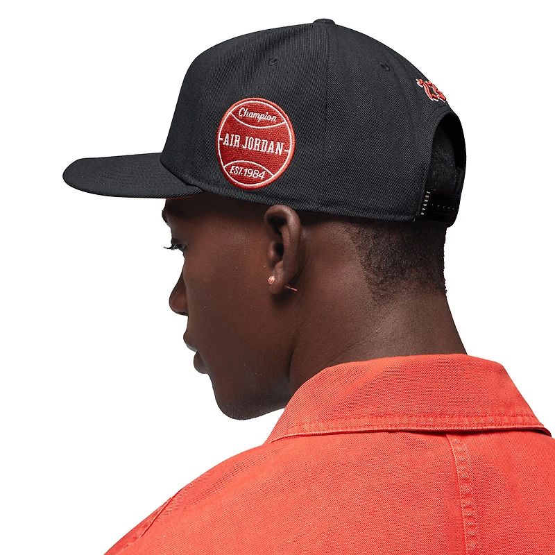 Unisex Jordan Brand Black Pro MVP Adjustable Hat