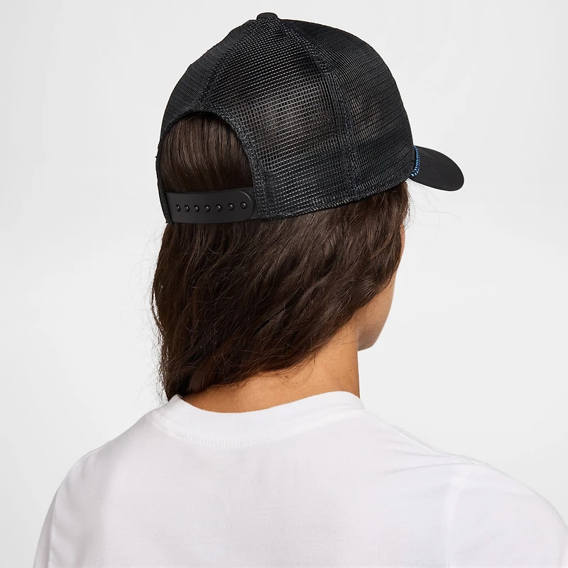 Unisex Nike Black Rise Trucker Adjustable Hat