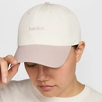 Unisex Nike Cream Just Do It Lifestyle Club Adjustable Hat