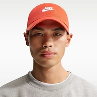 Casquette unisexe Nike Futura Wash Club orange, ajustable