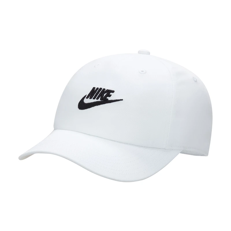 Youth Nike White Futura Wash Club Adjustable Hat