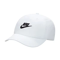 Youth Nike White Futura Wash Club Adjustable Hat
