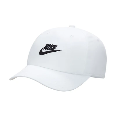 Youth Nike White Futura Wash Club Adjustable Hat