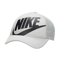 Casquette de camionneur réglable Nike White Rise pour jeune