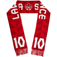 Écharpe de joueur en jacquard de l'équipe nationale Nike Ashley Lawrence Canada pour femmes