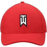 Casquette Nike Golf Tiger Woods Legacy91 Performance Flex pour homme, rouge